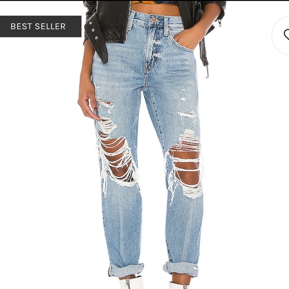 New! Pistola Presley Straight Distressed Jeans - Picture 2 of 9